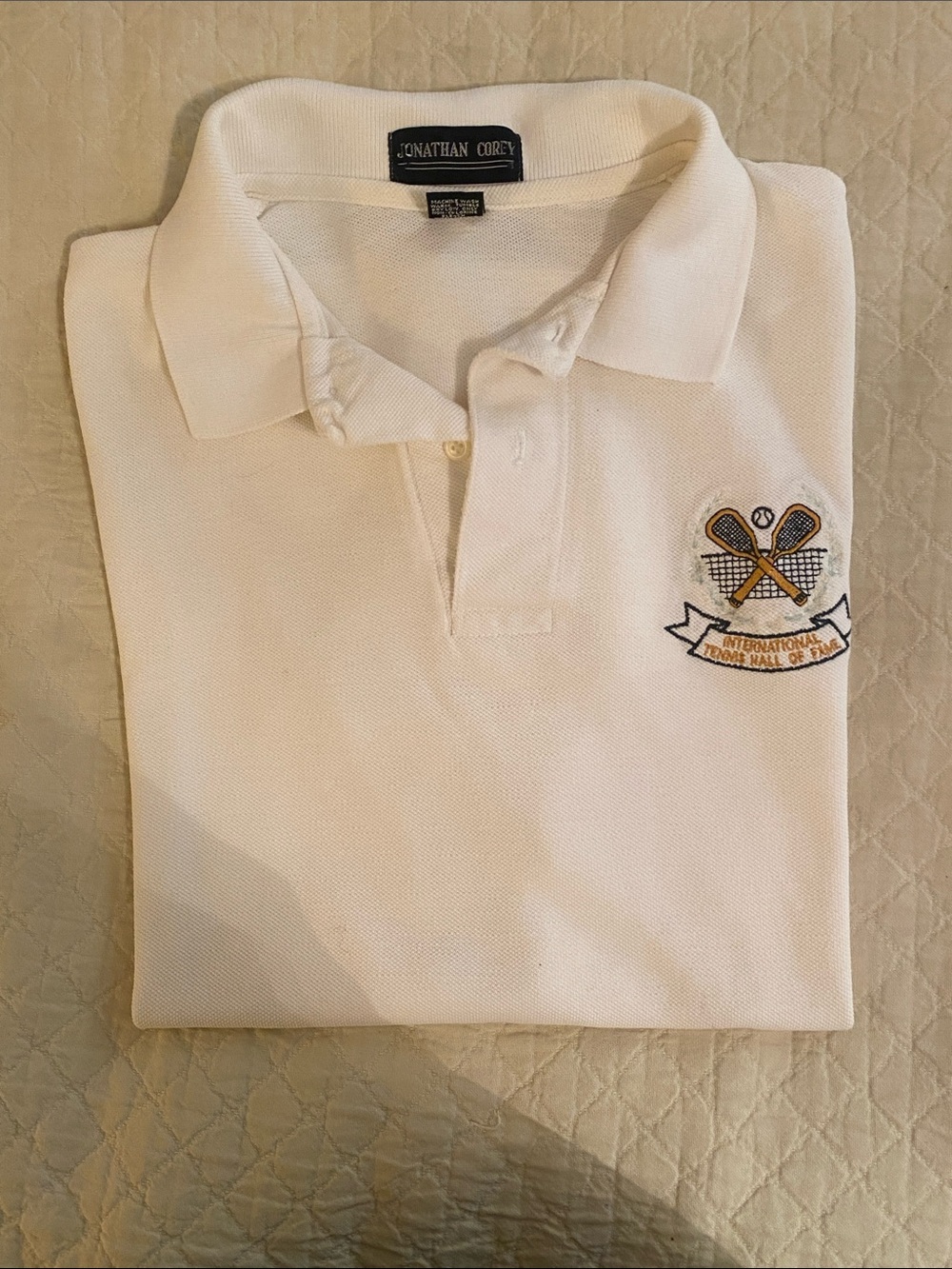 Vintage Jonathan Corey Polo With Tennis Logo
